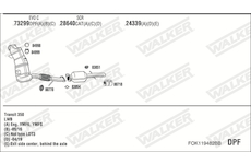 Výfukový systém WALKER FOK119482BB