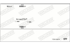 Výfukový systém WALKER FOK126874