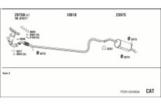 Výfukový systém WALKER FOK134493A
