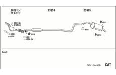Výfukový systém WALKER FOK134493B