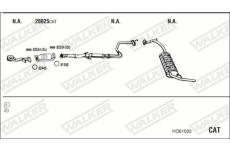Výfukový systém WALKER HO61022