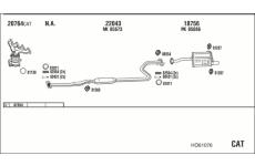 Výfukový systém WALKER HO61076