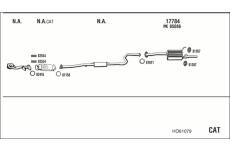 Výfukový systém WALKER HO61079