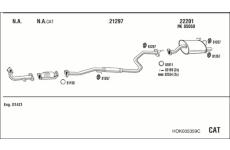 Výfukový systém WALKER HOK005359C