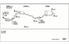 Výfukový systém WALKER HOK120218