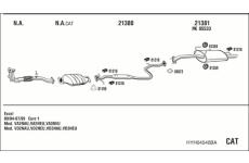 Výfukový systém WALKER HYH04540BA