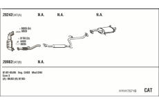 Výfukový systém WALKER HYH17571B