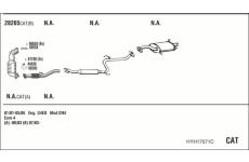 Výfukový systém WALKER HYH17571C