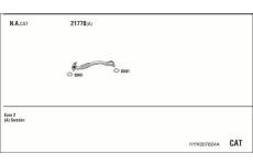 Výfukový systém WALKER HYK007824A