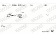 Výfukový systém WALKER HYK018208B