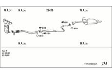 Výfukový systém WALKER HYK018693A