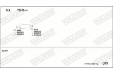 Výfukový systém WALKER HYK019841B