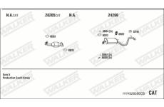Výfukový systém WALKER HYK028580CB