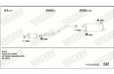 Výfukový systém WALKER HYK030902B