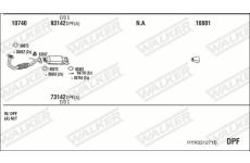 Výfukový systém WALKER HYK031271B