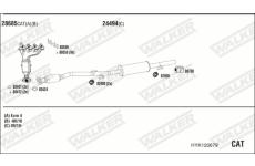 Výfukový systém WALKER HYK120679