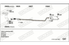 Výfukový systém WALKER HYK138756A