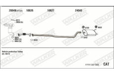 Výfukový systém WALKER HYK138756B