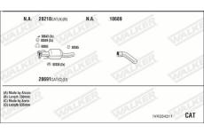 Výfukový systém WALKER IVK034311