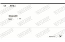 Výfukový systém WALKER JEH04600