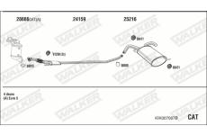 Výfukový systém WALKER KIK007067B