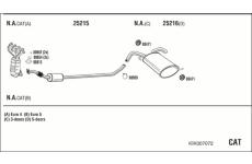 Výfukový systém WALKER KIK007072