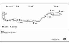 Výfukový systém WALKER KIK016173B