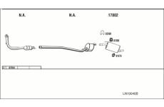 Výfukový systém WALKER LN10040B