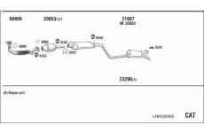 Výfukový systém WALKER LNK009066
