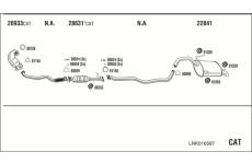 Výfukový systém WALKER LNK016587