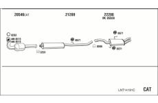Výfukový systém WALKER LNT14191C