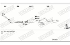 Výfukový systém WALKER LR50007