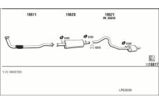 Výfukový systém WALKER LR50009