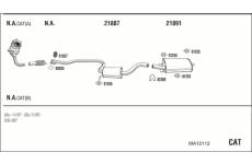 Výfukový systém WALKER MA12112
