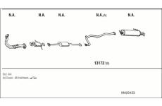 Výfukový systém WALKER MA20123