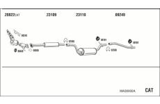 Výfukový systém WALKER MA30002A