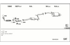 Výfukový systém WALKER MA40044