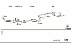 Výfukový systém WALKER MA40063B