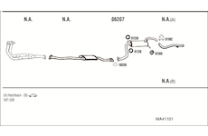 Výfukový systém WALKER MA41101