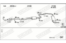 Výfukový systém WALKER MA41201