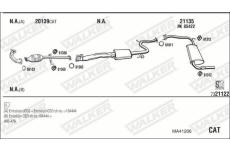 Výfukový systém WALKER MA41206