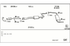 Výfukový systém WALKER MA41207