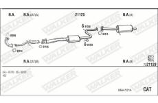 Výfukový systém WALKER MA41214
