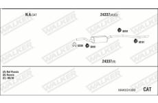 Výfukový systém WALKER MAK031080