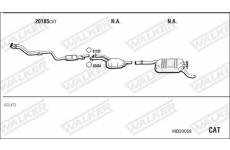 Výfukový systém WALKER MB20058