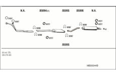 Výfukový systém WALKER MB30344B