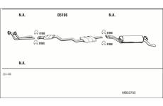 Výfukový systém WALKER MB33705