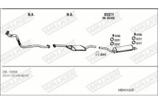 Výfukový systém WALKER MB40102B