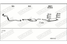 Výfukový systém WALKER MB40103