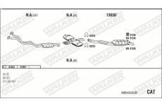 Výfukový systém WALKER MB42003B